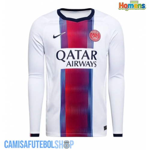 Camisa de time de futebol Paris Saint-Germain Replicas 2º Equipamento 2026-27 Manga Comprida